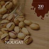 Ambachtelijke chocolade pistache turrón, 200g, romige textuur, superieure kwaliteit, fijne ingrediënten, authentieke smaak, de duurste turrón ter wereld