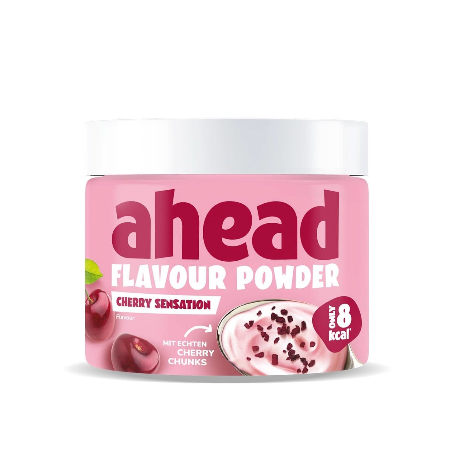 Ahead Flavour Poeder, Aardbei Chocolade 250 gram, 83 porties Flavours Naty Shop Kersen