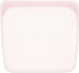 Stasher Bag Herbruikbare premium siliconen voedselzak Sandwichzak Doorzichtig Duurzaam Oven Vaatwasmachine Vriezerveilig Milieuvriendelijke lunchtas Lekvrij 828 ml voedselbewaardozen Naty Shop Rozenkwarts