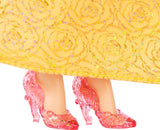 Mattel Disney Princess speelgoed gelede Belle modepop met sprankelende kleding en accessoires Disney film geïnspireerd cadeau voor kinderen HLW11