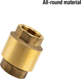 Gardena Messing Tussenventiel: Massief messing eenrichtingsventiel, 42 mm (G 1 1/4 inch) schroefdraad voor aansluiting op pompen (7232-20)