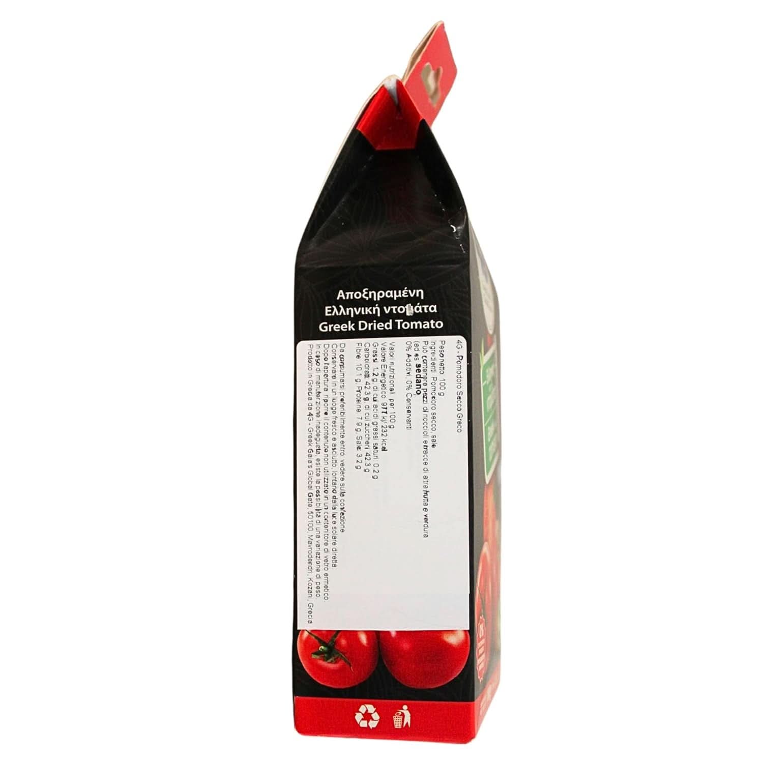 Gedroogde Griekse tomaten, pakje van 2 x 100 gram Naty Shop gedroogde producten