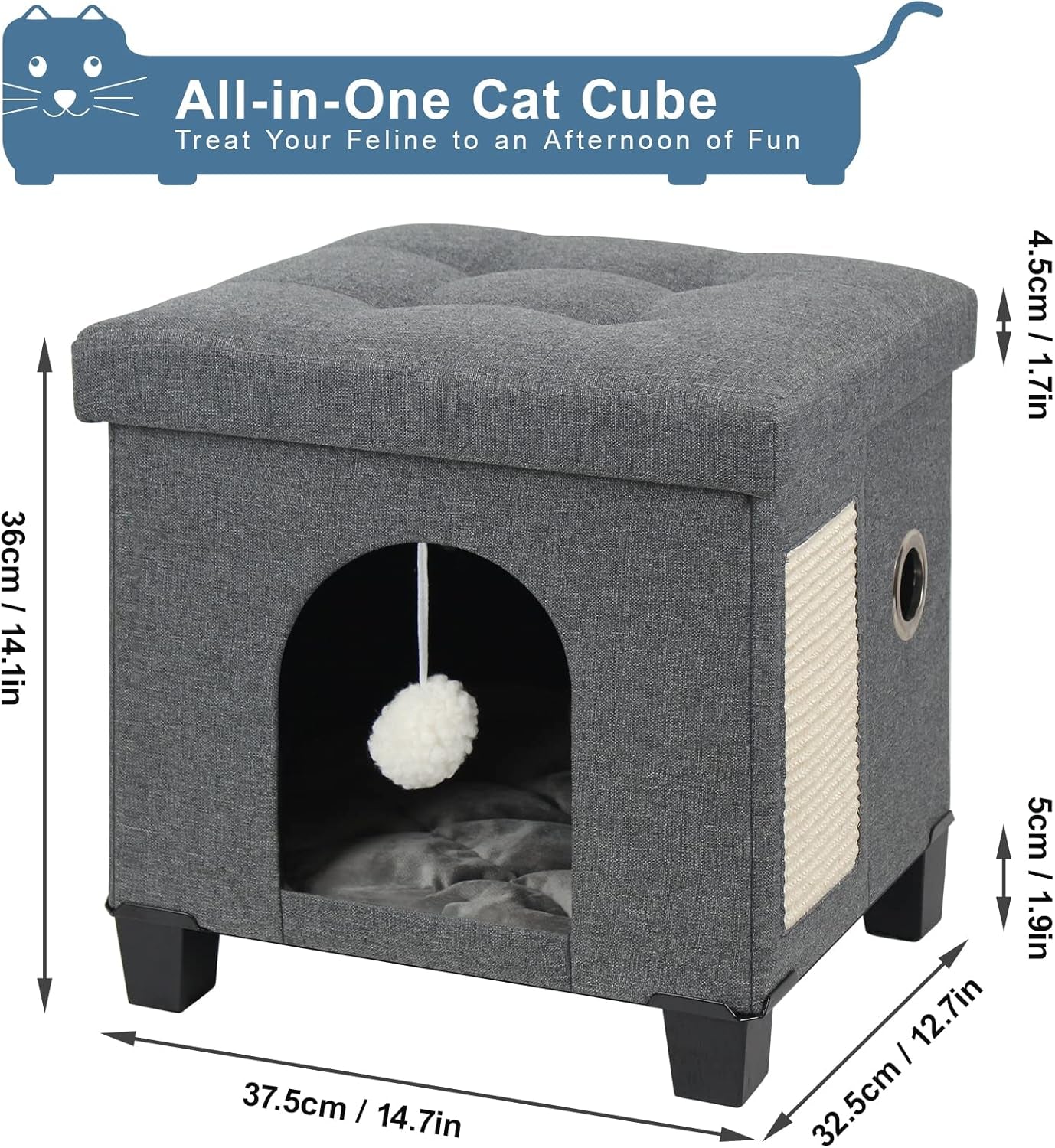 Dekens en meubels, Huisdieren, Grotten & Huizen, Katten, Kattenbedden, Katten - bedden, matrassen