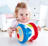 Hape Babytrommel | Rollend muzikaal speelgoed voor de kleintjes om ritme en verschillende geluiden te leren, werkt op batterijen, vanaf 6 maanden Baby Toys Naty Shop