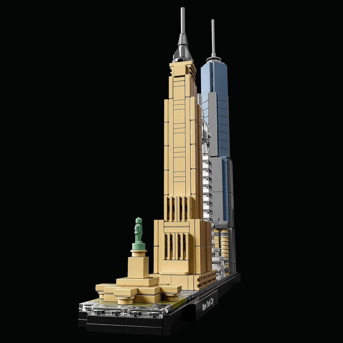 LEGO Architecture New York City Set, Skyline-modelset met World Trade Center en Vrijheidsbeeld, knutselwerkjes voor volwassenen, huis- en kantoordecoratie, cadeaus voor vrouwen en mannen 21028 Bouwsets Besuche in LEGO-Store