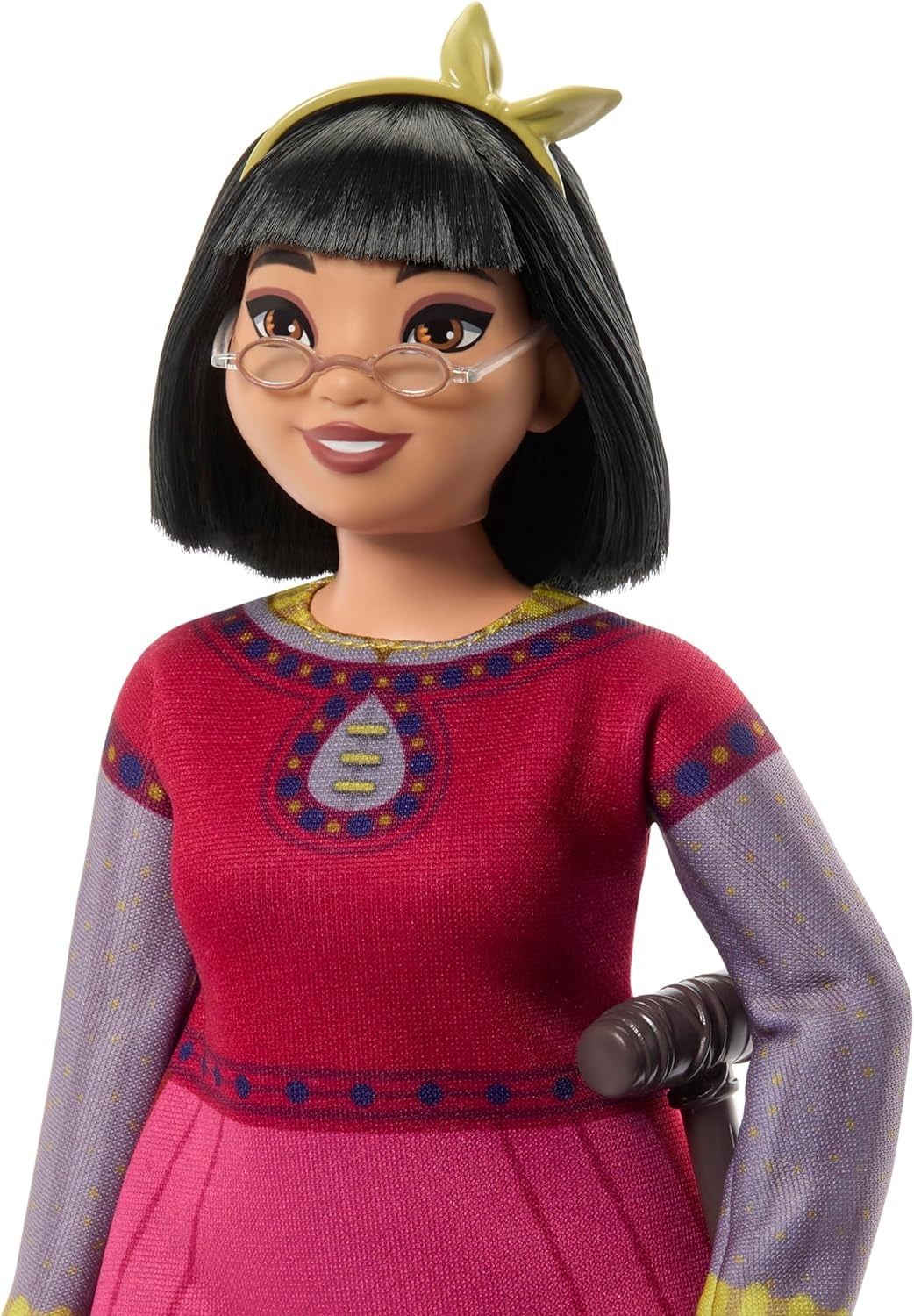 Mattel Disney Wish Dahlia van Rosas pop en accessoires, gelede modepop, HPX24