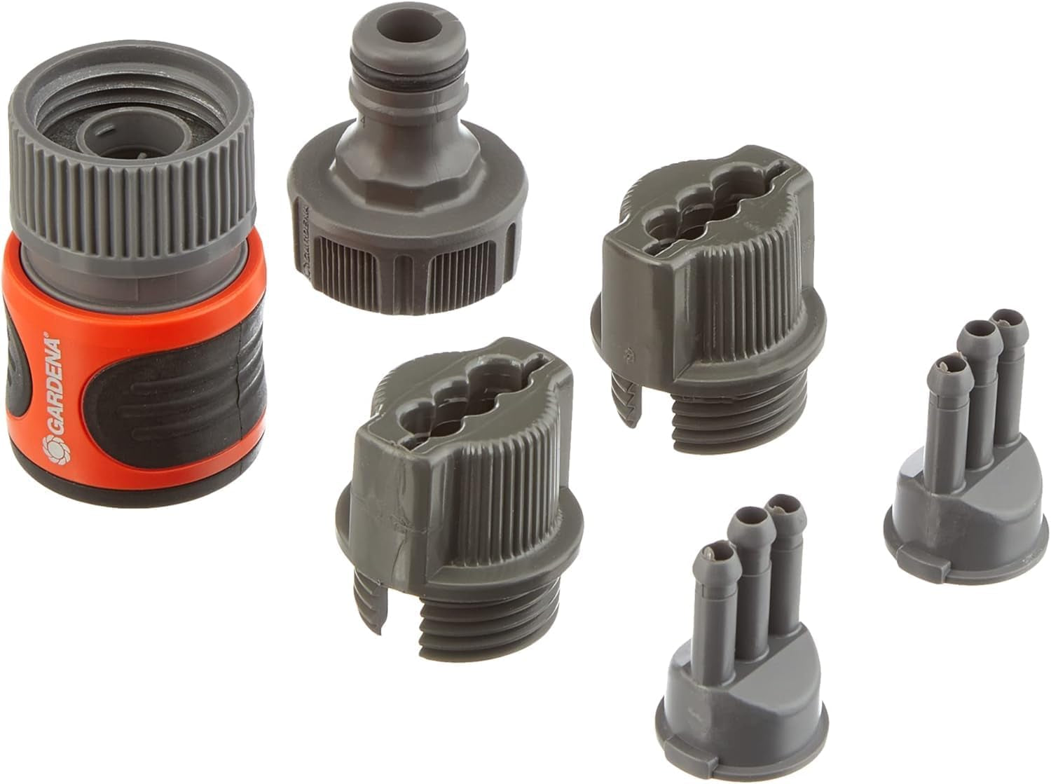 Gardena sproeislangaansluitset: aansluitfittingen voor begin en einde van de sproeislang, accessoires voor artikelen (995, 996, 997, 1998, 1999), originele Gardena systeemonderdelen (5316-20)