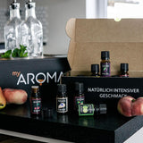 Myaroma | Set: Bos & Weide - Puur Natuurlijke Smaak met Fruitsmaak en Fruitsmaak (5 x 10 ml) | Suikervrije en ongezoete Naty Shop-zoetstoffen