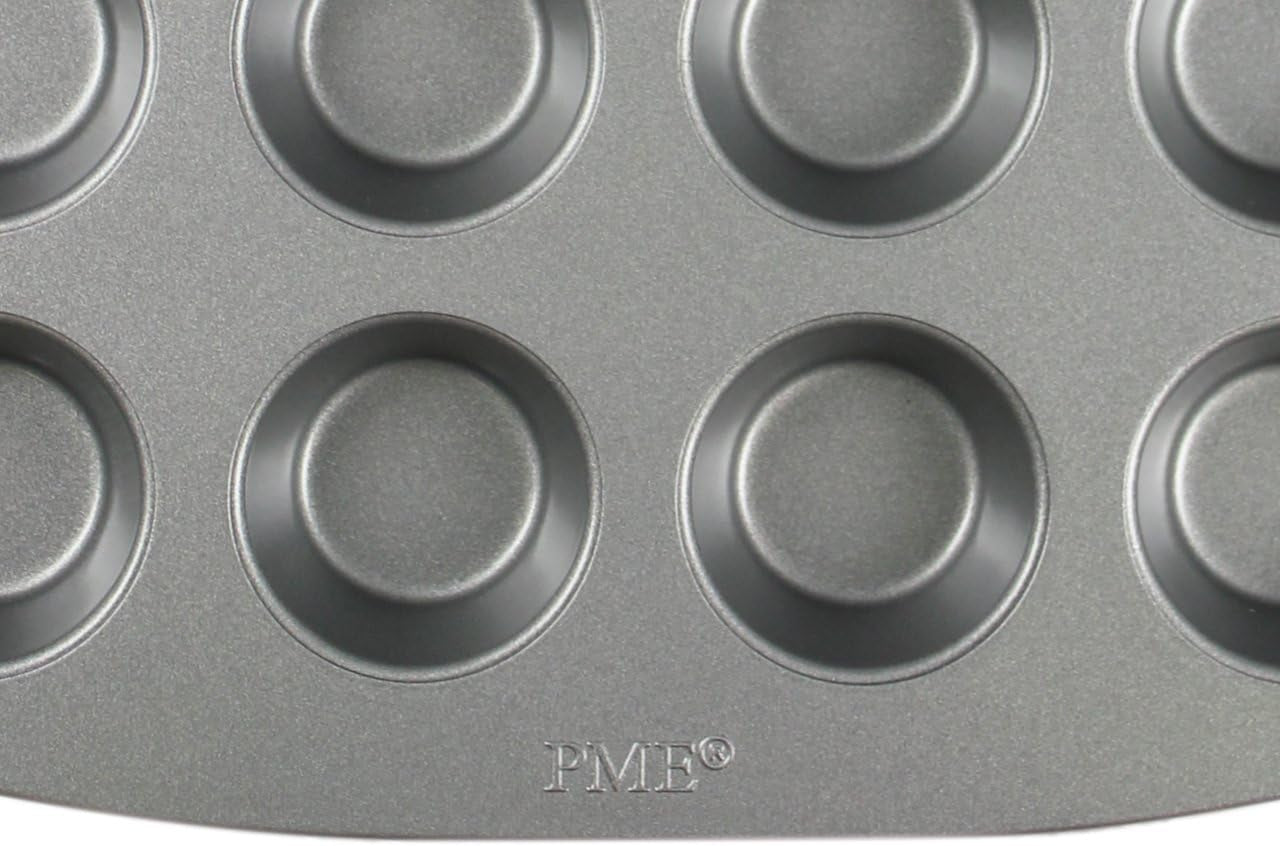 CSB111 Antihaftbeschichtete Mini-Muffinform Mit 24 Löchern Aus Karbonstahl, Edelstahl, Zilver, 39,4 X 24,6 X 2,1 Cm Vormen en bakplaten Naty Shop