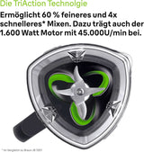 Braun Hochleistungsmixer Powerblend 9 JB9040 – Standmixer Met Glas-Mixkrug, 18 Mixprogramma, 10 Geschwindigkeiten + Pulsefunktion, Heiße Suppen Funktion, Reinigungsprogramm, Stampfer, 1600 W, Schwarz Kitchen Naty Shop