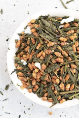 Groene thee Umami Bio Genmaicha uit Japanse culturen, 100g - Theeblaadjes met gebakken rijst -