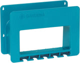 Gardena Classic 60 muurslanghaspel met slanggeleidingshaspel: Voor eenvoudige wandmontage, met anti-druppelsysteem, haakse aansluiting, grote capaciteit, ruimtebesparend (2650-88)