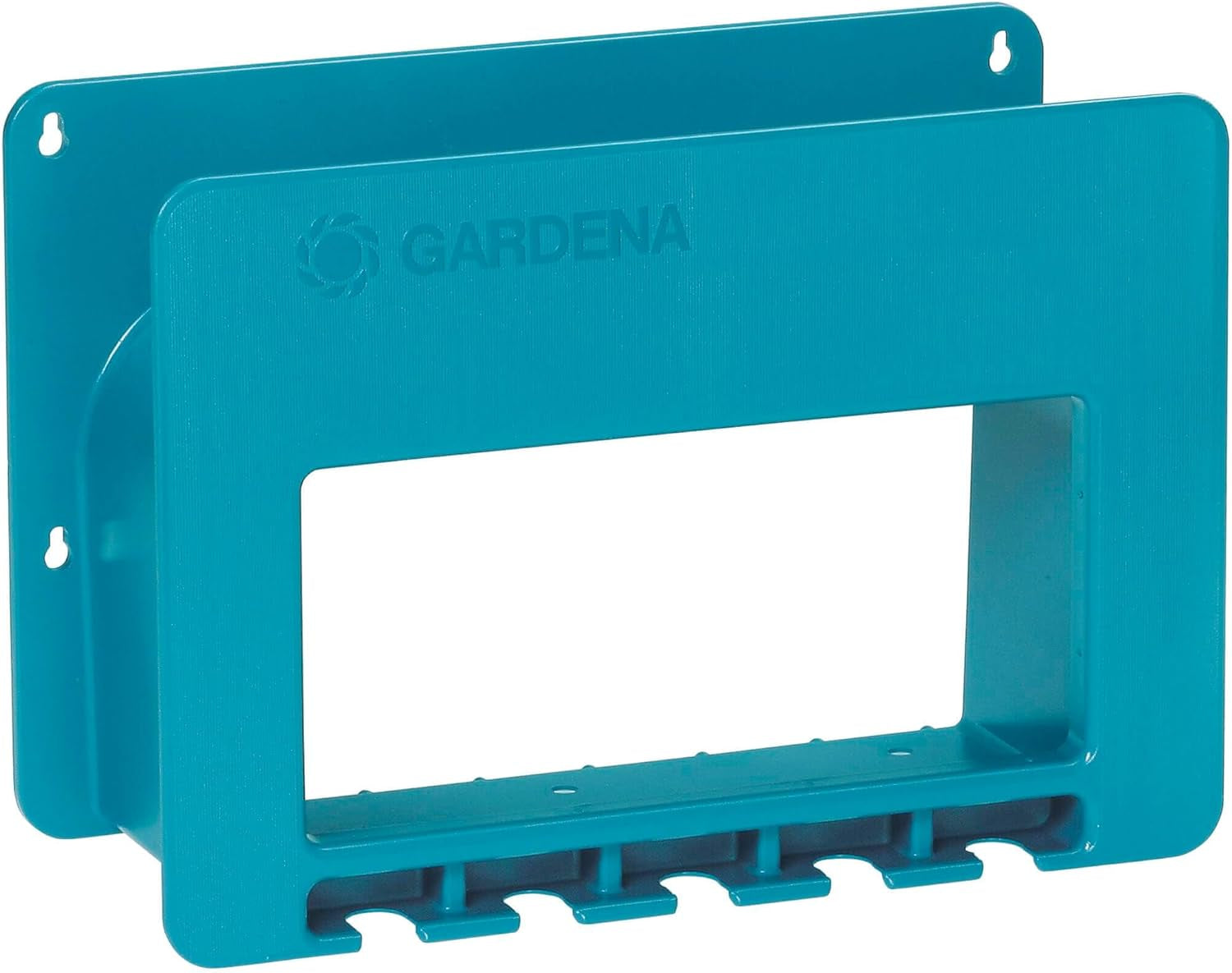 Gardena Classic 60 muurslanghaspel met slanggeleidingshaspel: Voor eenvoudige wandmontage, met anti-druppelsysteem, haakse aansluiting, grote capaciteit, ruimtebesparend (2650-88)