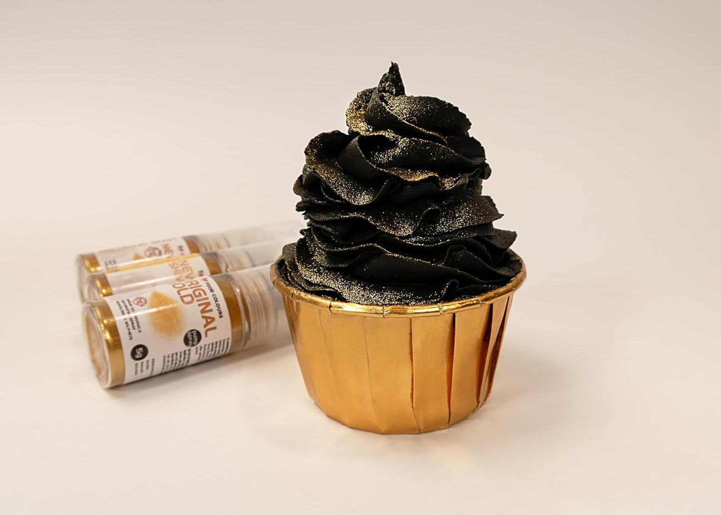 Eetbare glitter food spray NEW SILVER SHIMMERING 5G pomp met metallic poeder voor snelle en effectieve decoratie van taarten, crèmes, gelei, pralines, chocolade en suikerdecoraties