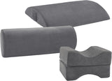 Traumnacht orthopedisch rug-/lendenkussen met visco-elastische schuimkern en huidvriendelijke microfleece hoes, Oeko-Tex gecertificeerd, vervaardigd volgens Duitse kwaliteitsnormen