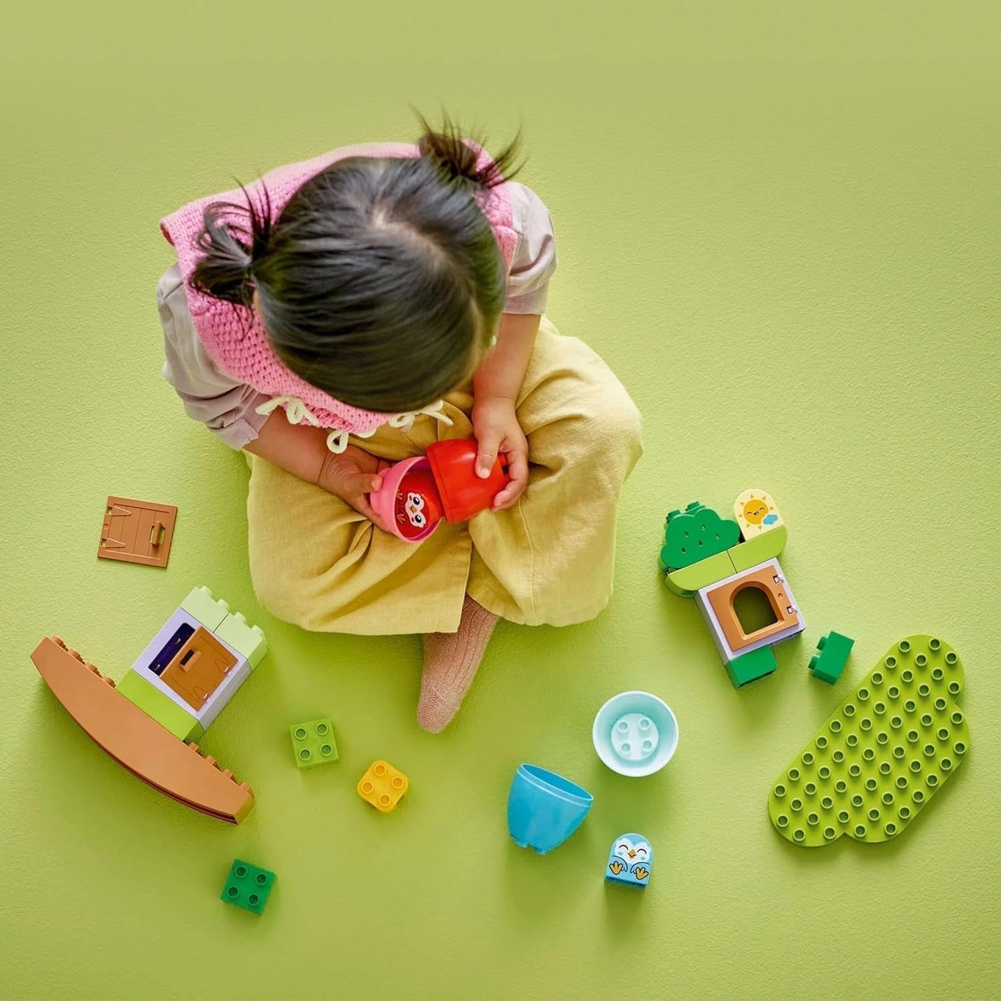 LEGO DUPLO boom om te balanceren en te stapelen, ontwikkelingsspeelgoed, bouwset voor kinderen vanaf 18 maanden, creatief speelgoed voor kinderen, educatief speelgoed met 2 speelgoedvogels 10440 Bouwsets Besuche den LEGO-Store