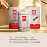 illy, Kaffee E.S.E. Pads Einzeldosis CLASSICO, 100% Arabica met Noten von Orangenblüten en Jasmin, Sanfter Gesmack en Süßer Nachgeschmack, 1 Packung met 18 composteerbare kapsels