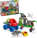 LEGO Marvel Spidey's team op reddingsmissie in de Dino Truck Bouwbare superheldenauto Speelgoedavontuurset voor kinderen 4+ Spidey en zijn supervrienden 11199 Bouwsets Bekijk de LEGO-Store standaardtitel