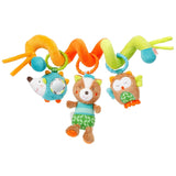 Fehn Activity Spiral Sleeping Forest - wandelwagenspeelgoed om vast te houden - babyspeelgoed voor bed, box, kinderwagen en autostoel - motorisch speelgoed voor baby's en peuters vanaf 0+ maanden Bebe Naty Shop Speelgoed Slaapbos