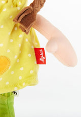 SIGIKID 39411 Kleine zachte meisjespop, babyspeelgoed, aanbevolen vanaf 6 maanden, geel