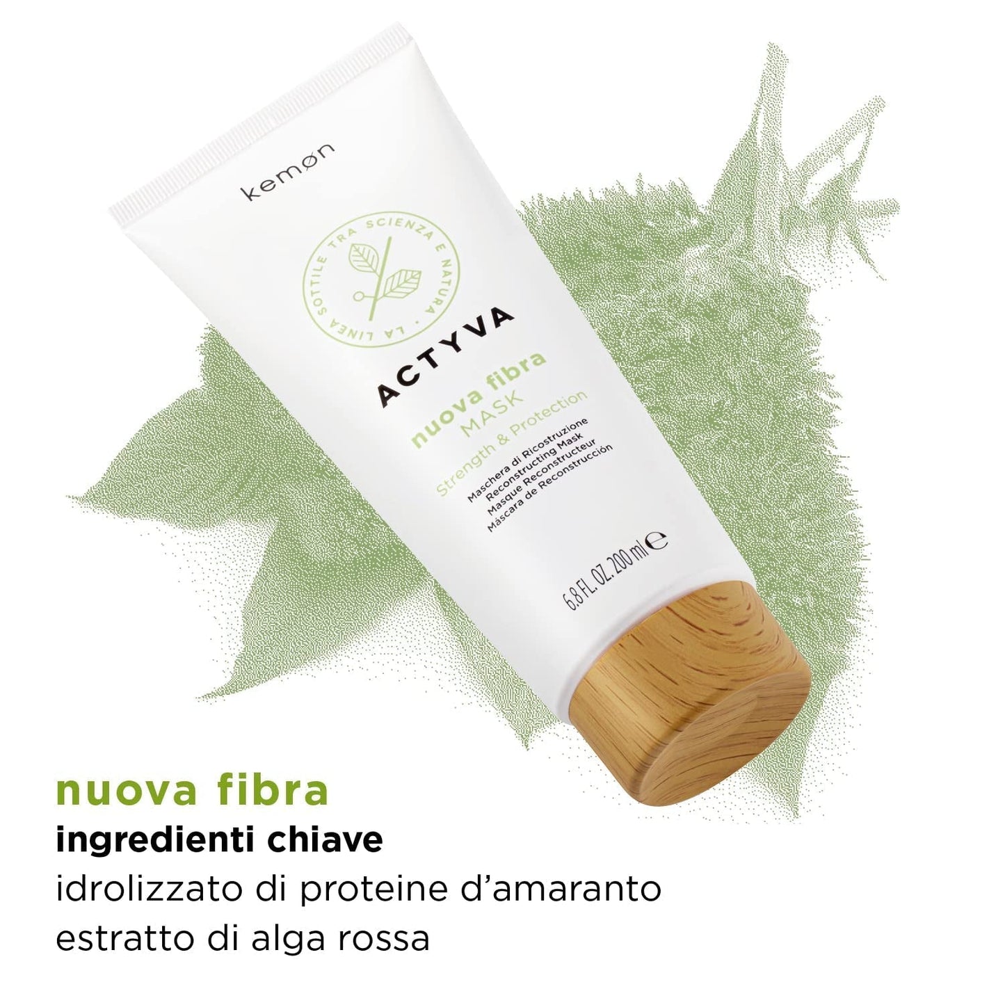 KEMON Actyva Nuova Fibra Masker 200 ml Haarmasker Naty Shop