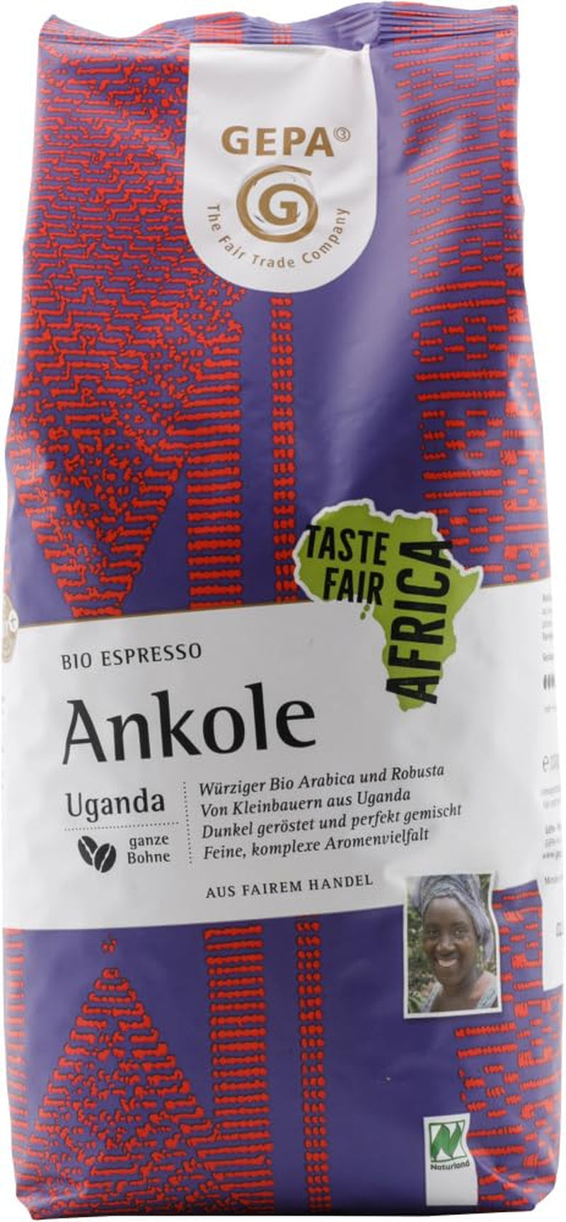 Ankole biologische espresso 6 x 1000 g