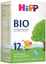 HiPP biologische groeimelk (4 x 600 g) na 12 maanden met calcium, ijzer, vitamine C en D voor opgroeiende peuters, beste biologische kwaliteit