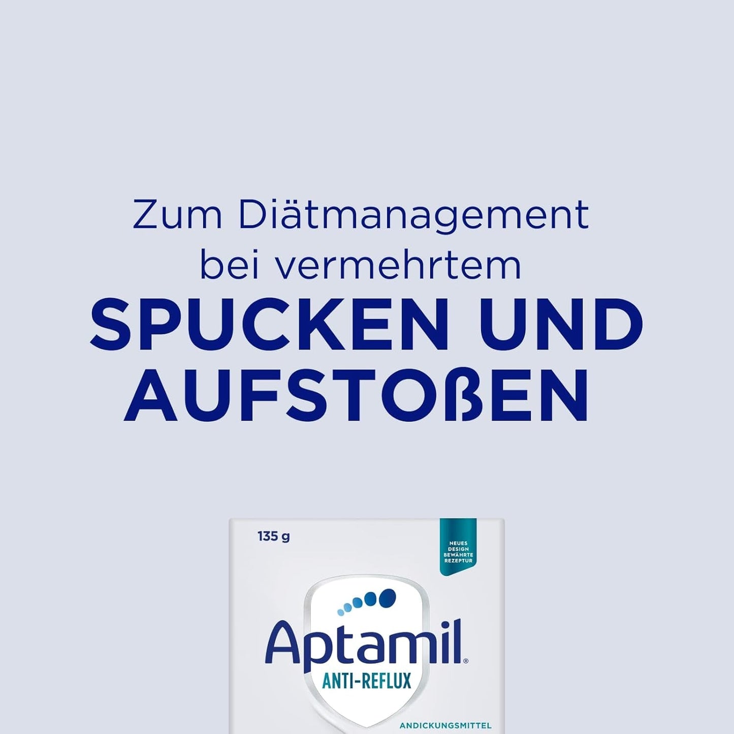 Aptamil Anti-Reflux - Volledige formule vanaf de geboorte Dieetmanagement Braken en oprispingen Babyvoeding Melkpoeder 6 x 135 g