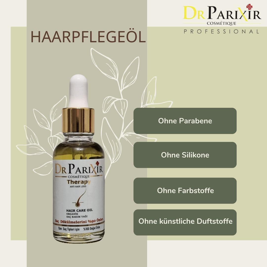 Dr Parixir Anti-Hair Loss Serum - Effectieve oplossing met olijfolie en rozemarijn, 30 ml | Vermindert haaruitval en versterkt de haarwortels Naty Shop Hair Care