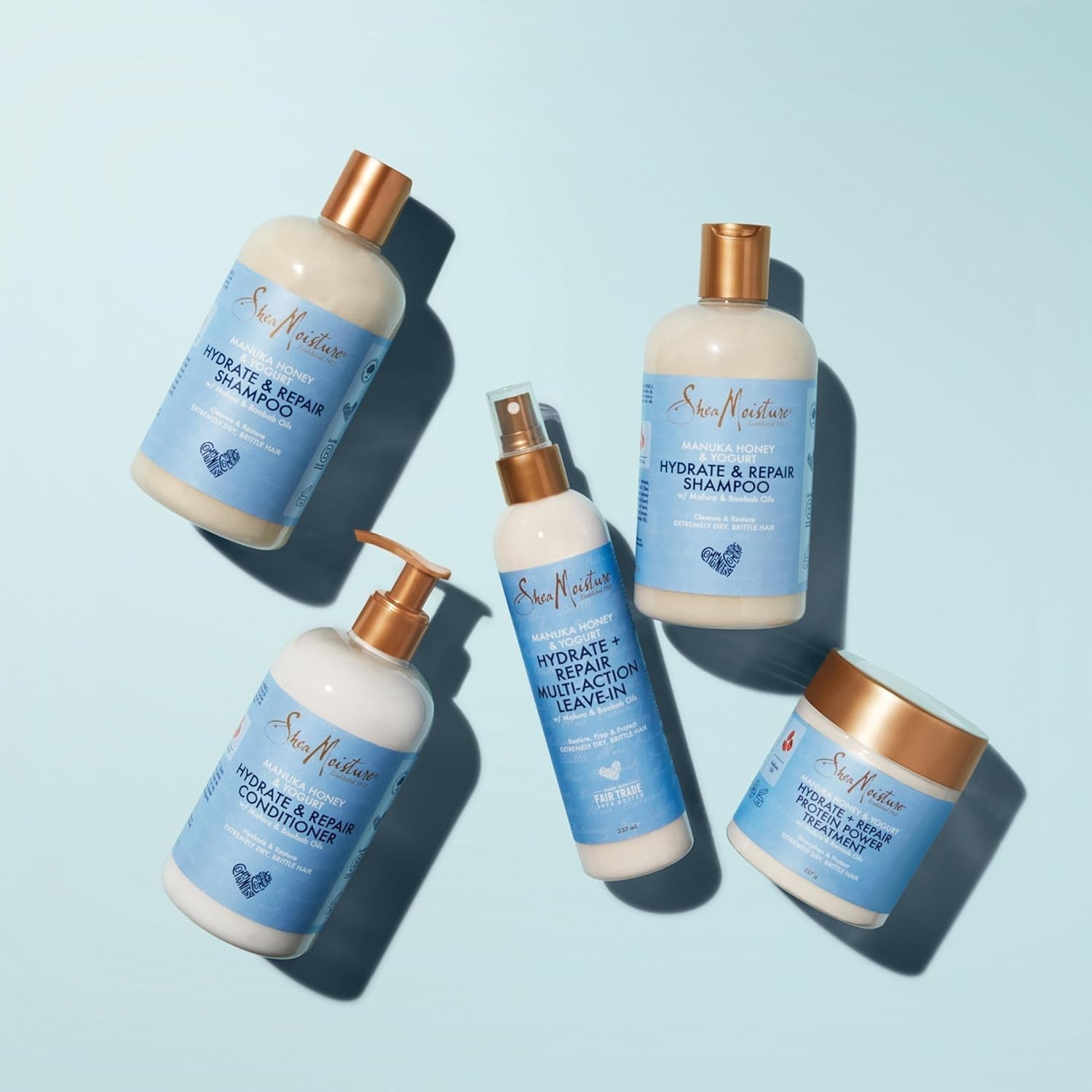 Sheamoisture Hydrate & Repair, Extreem droge en broze haarconditioner, Manuka-honing en yoghurt Sheamoisture Haarverzorging