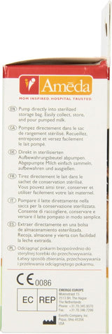 Zakjes voor moedermelk - 40 stuks Voedings- en borstvoedingsaccessoires Bebe Naty Shop