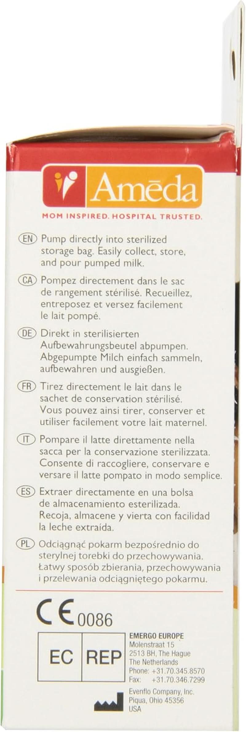Zakjes voor moedermelk - 40 stuks Voedings- en borstvoedingsaccessoires Bebe Naty Shop