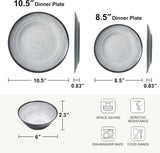Melamine bestekset 24-delig 4-persoons campingbordenset - bestek voor buiten en binnen