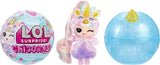 LOL Verrassing! Unicorns Tots - Inclusief 1 pop met doorzichtig lichaam en lavalampeffect, gepantserde verpakking, 8 verzamelpoppen met 2 kleurrijke mixen, voor kinderen vanaf 4 jaar