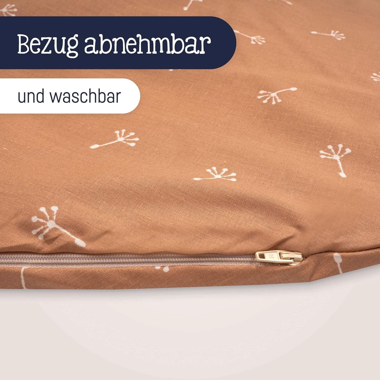 Julius Zöllner Biologisch voedingskussen 190 cm, vulling 42 liter Eps-microkralen, made in Germany Accessoires Voeding en borstvoeding Bebe Naty Shop