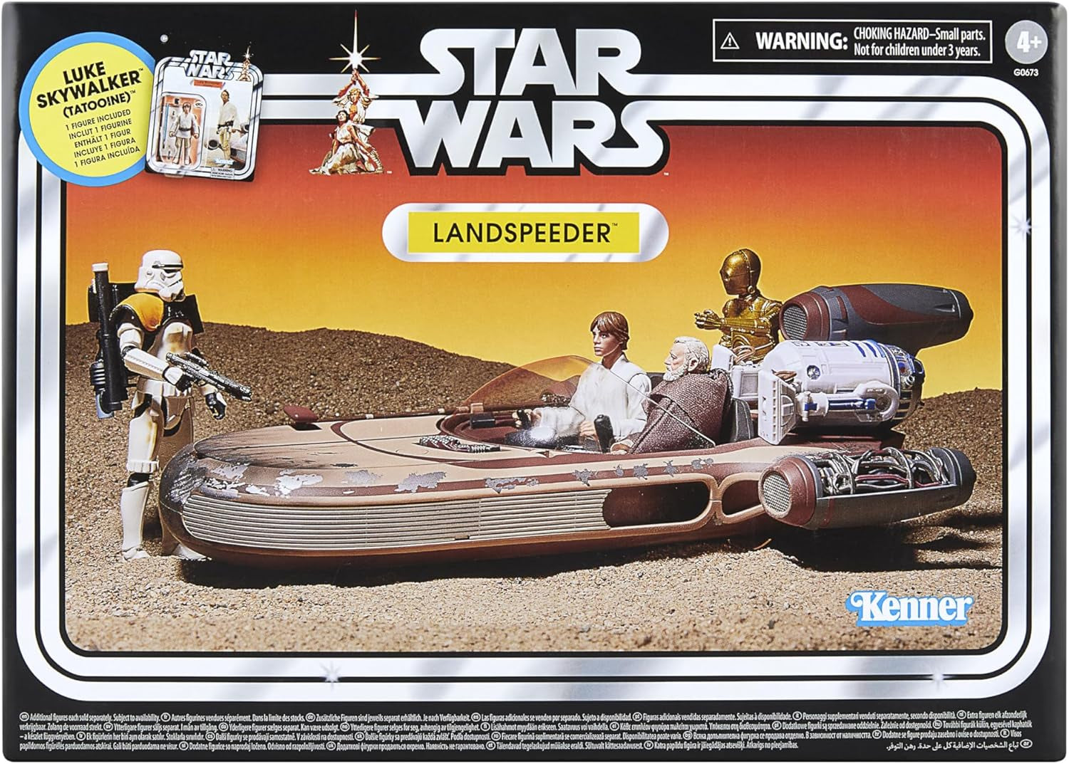 Star Wars Vintage Collection Landspeeder & Luke Skywalker, Star Wars: A New Hope Actiefiguur en voertuig, 9,5 cm Actiefiguren Naty Shop Standaardtitel