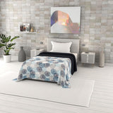 Zomerdekbed met fantasieprint, polyestervulling, Bloemblaadjes, 260X270Cm Dekbedden en quilts Naty Shop Soffioni Blu 170X270Cm