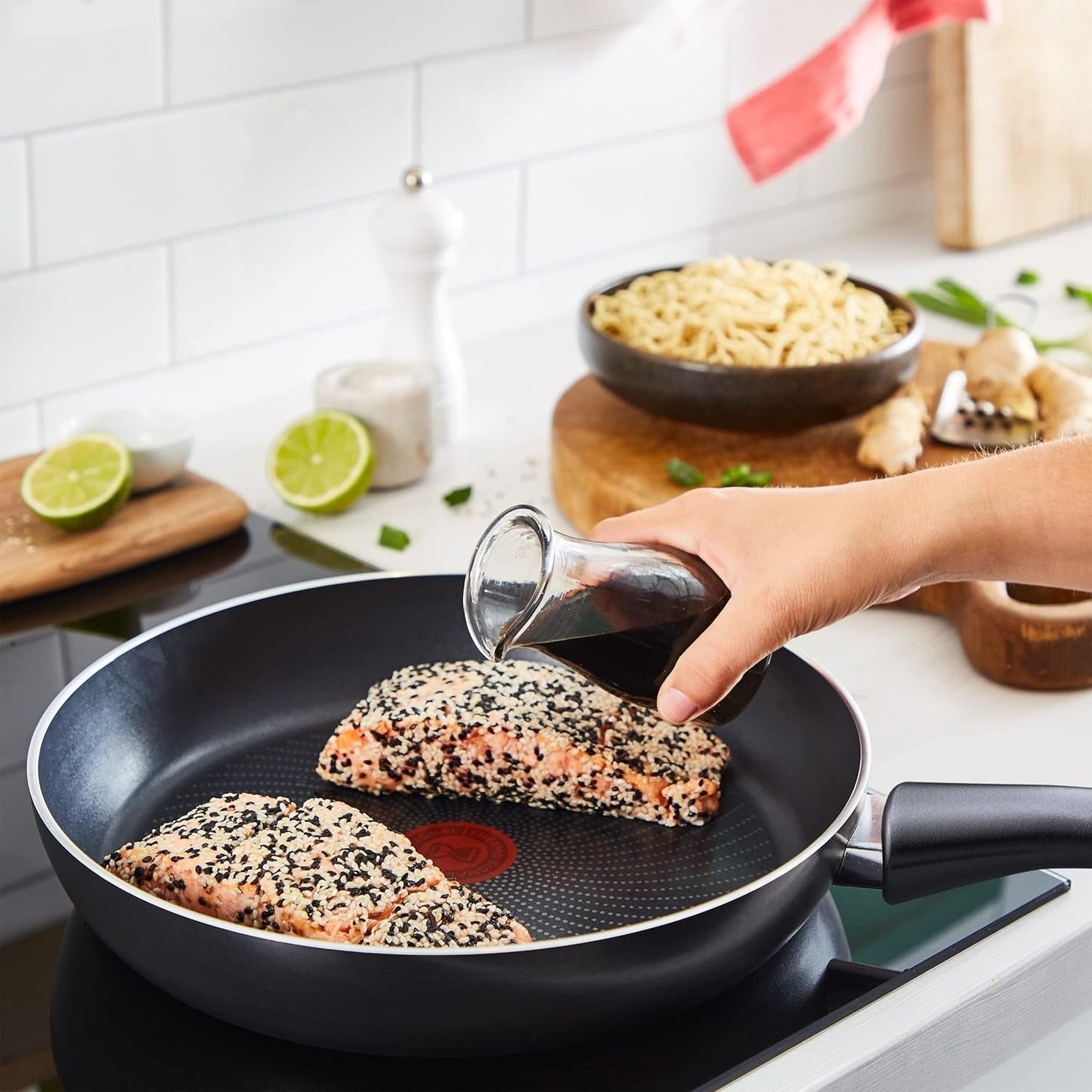Tefal C27808 Royale kookpan 32 cm, antiaanbaklaag, Thermo-Fusion bodem, alle soorten inductiekookplaten Potten en pannen Naty Shop