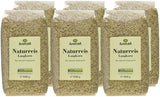 Biologische langkorrelige bruine rijst, 6 stuks (6 x 1 kg)