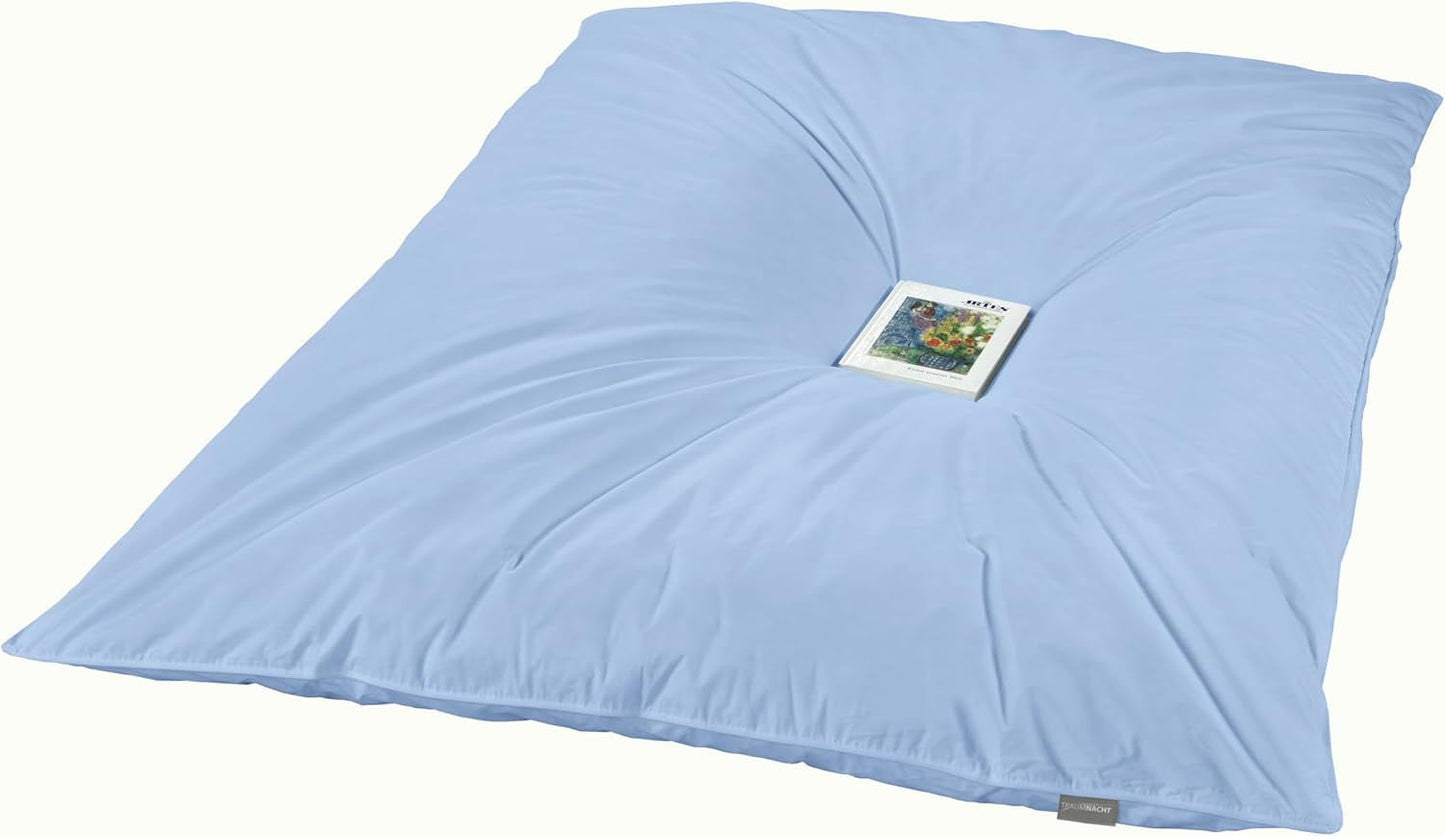 Traumnacht retro bubble quilt met 100% eendenveren vulling, 135 X 200 cm, down pitch, geproduceerd volgens de Duitse kwaliteitsnorm Quilts en quilts Naty Shop Standaard titel