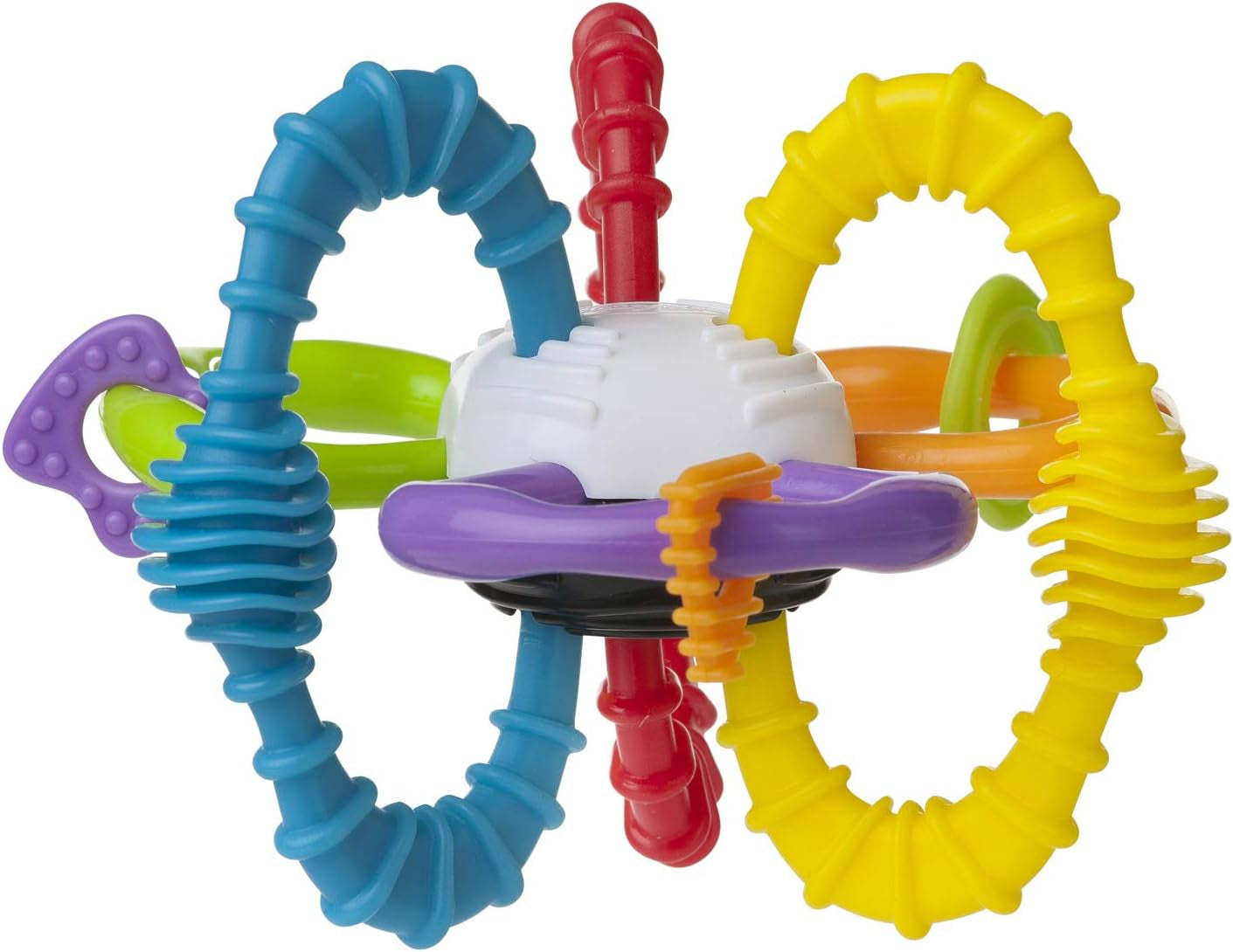 Playgro rammelaarbal voor kinderen - rammelaarbal voor kinderen - rammelaarbal voor kinderen - rammelaarbal - motoriek - speelgoed voor kinderen - motoriek voor kinderen - kleurrijk speelgoed Bebe Naty Shop Bend and Twist Ball