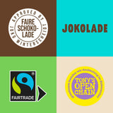 JOKOLADE PRALINE Doos 80g | Royale vulling met hazelnootnougatcrème en chips | Fairtrade chocolade van Joko Winterscheidt