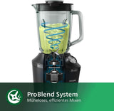 Philips Standmixer en Smoothie Maker – 600W, 2-liter-becher, Homeid-app, 2 elektrische apparaten + impulsfunctie, probleem, ijs-crush-functie (HR2291/41) Keuken Naty Shop