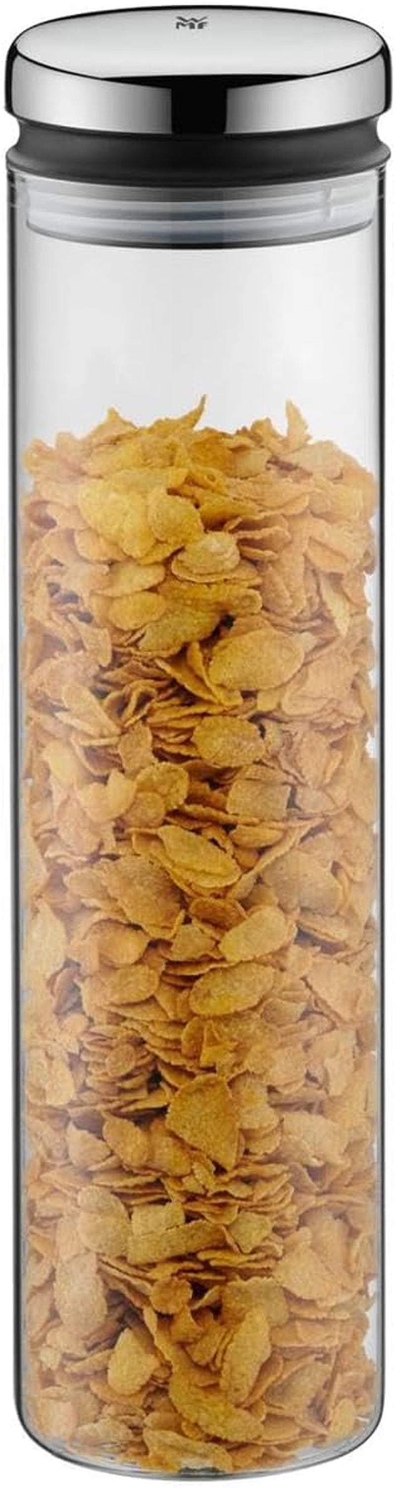WMF Depot glazen voorraadpot 1,5l, hoogte 28,5 cm, voorraadpot met deksel & Depot glazen voorraadpot 2l, hoogte 36 cm, voorraadpot met deksel Voedselbewaardozen Naty Shop