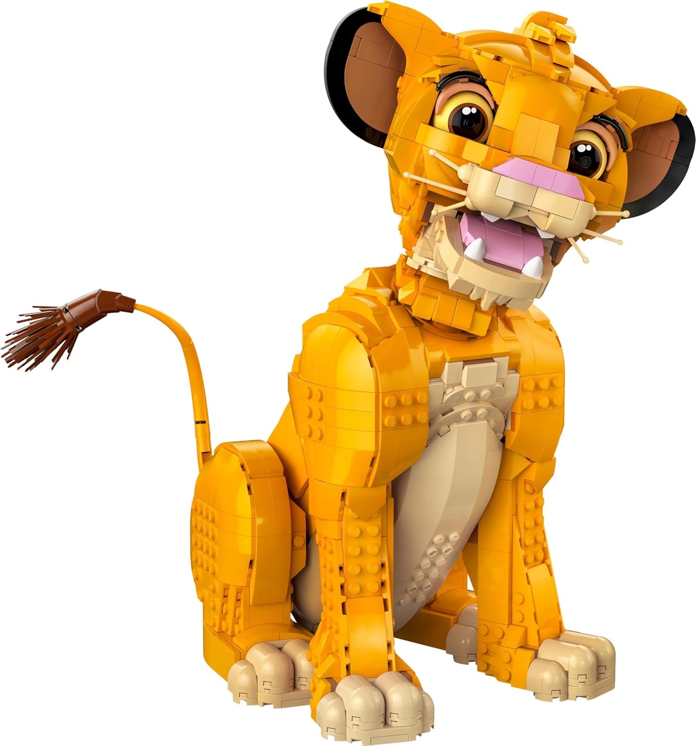 Lego Ç€ Disney Simba, de jonge leeuwenkoning, bouwspeelgoed voor de verzameling met creatieve dierenfiguren, ontspannende activiteit voor volwassenen, cadeau-idee voor vrouwen 43247 Bouwsets Besuche den LEGO-Store