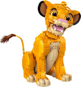 Lego Ç€ Disney Simba, de jonge leeuwenkoning, bouwspeelgoed voor de verzameling met creatieve dierenfiguren, ontspannende activiteit voor volwassenen, cadeau-idee voor vrouwen 43247 Bouwsets Besuche den LEGO-Store