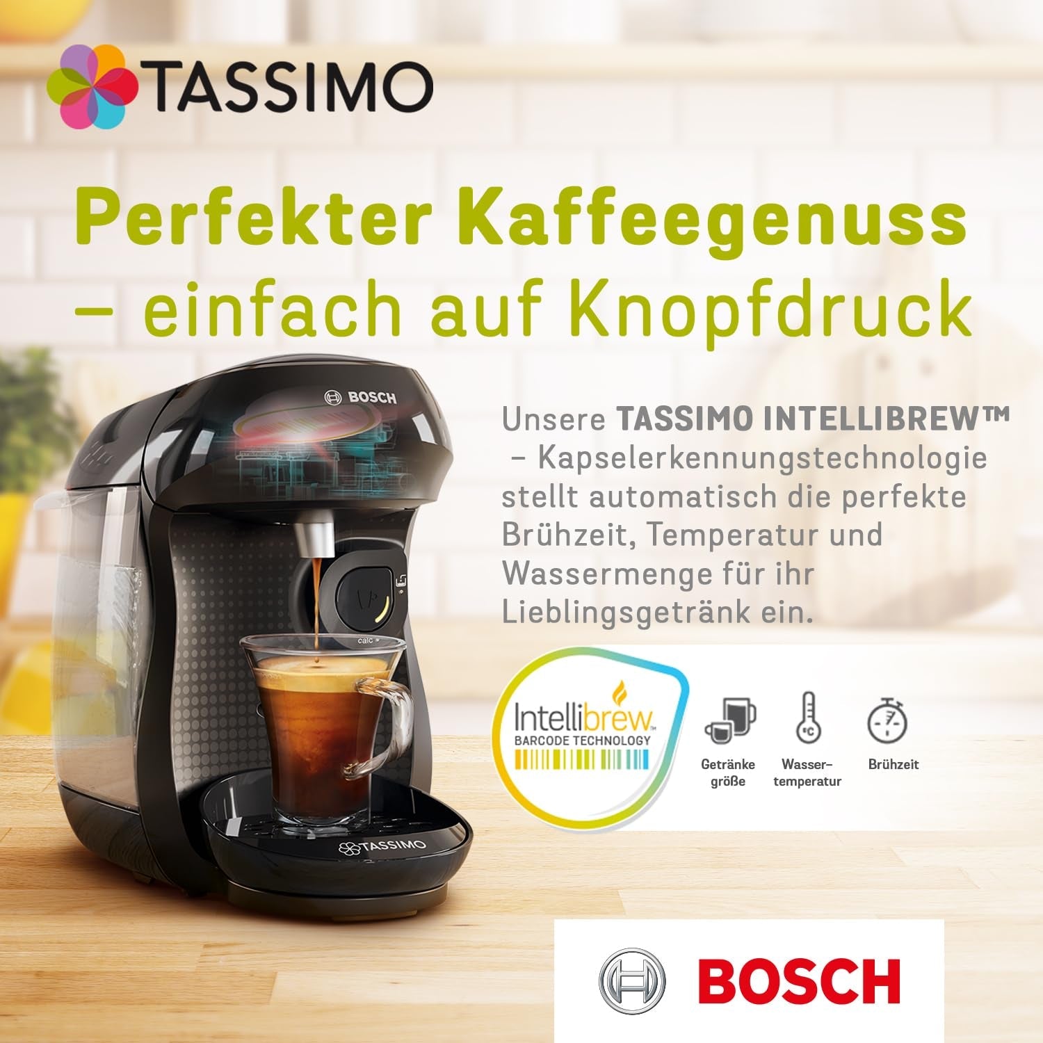 Tassimo Kapseln Probierbox, Vielfaltspaket, 64 Pads, 5 Sorteren