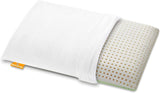 Orthopedisch neksteunkussen - Biologische Aloë - Aloë Vera Visco-elastisch kussen 14 cm hoogte 100% katoenen hoes Visco kussen - Memory Foam Kussen - Gemaakt in Italië Naty Shop Standaardkussens
