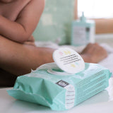 Suavinex Baby Natte Doekjes 60 Stuks Geschikt voor Atopische Huid 96% Natuurlijke Ingrediënten