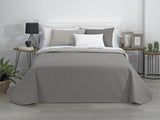 AVA | Omkeerbaar dekbed | Voor alle seizoenen | Kleur - Beige/Taupe | Voor bed van 105 cm. (200 X 270 Cm. Ancho X Alto) | Gewatteerde quilt Quilts en quilts Naty Shop Standaard titel